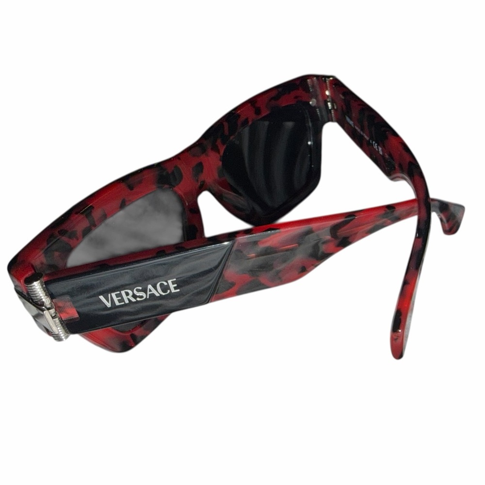 Versace VE4464 Black and Red Sunglasses - Picture 9 of 13